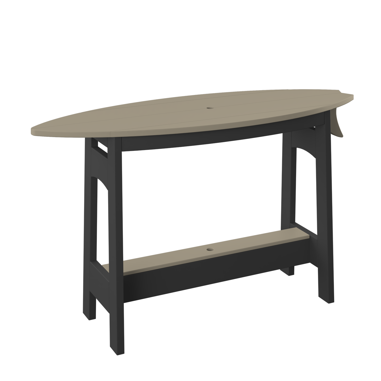 Polybird P87-R Surfboard Table 48" (DINING HEIGHT) - LEAD TIME TO SHIP 5 BUSINESS DAYS OR LESS
