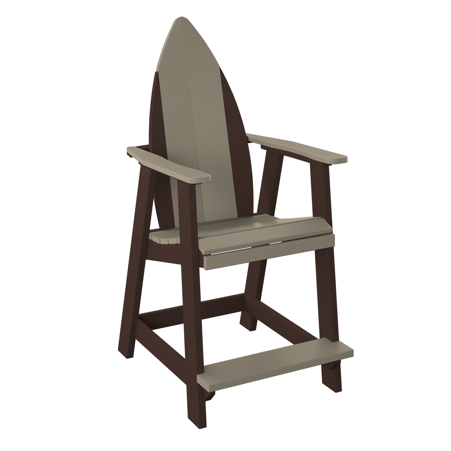 Polybird P83 Surfboard Nose Balcony Chair (COUNTER HEIGHT) - LEAD TIME TO SHIP 5 BUSINESS DAYS OR LESS