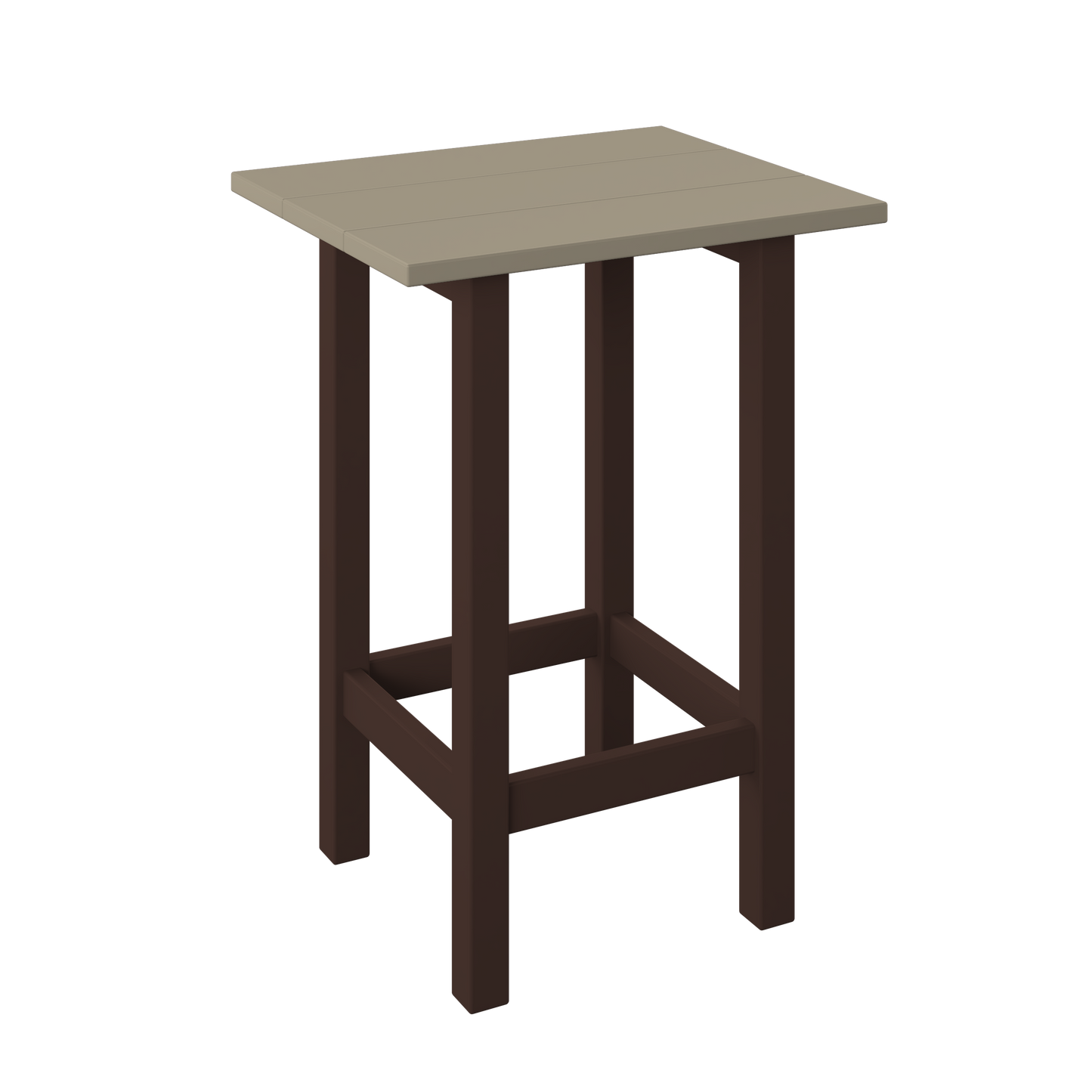 Polybird P65 Modern Balcony End Table (PAIRS WITH COUNTER HEIGHT CHAIRS) - LEAD TIME TO SHIP 7 BUSINESS DAYS OR LESS