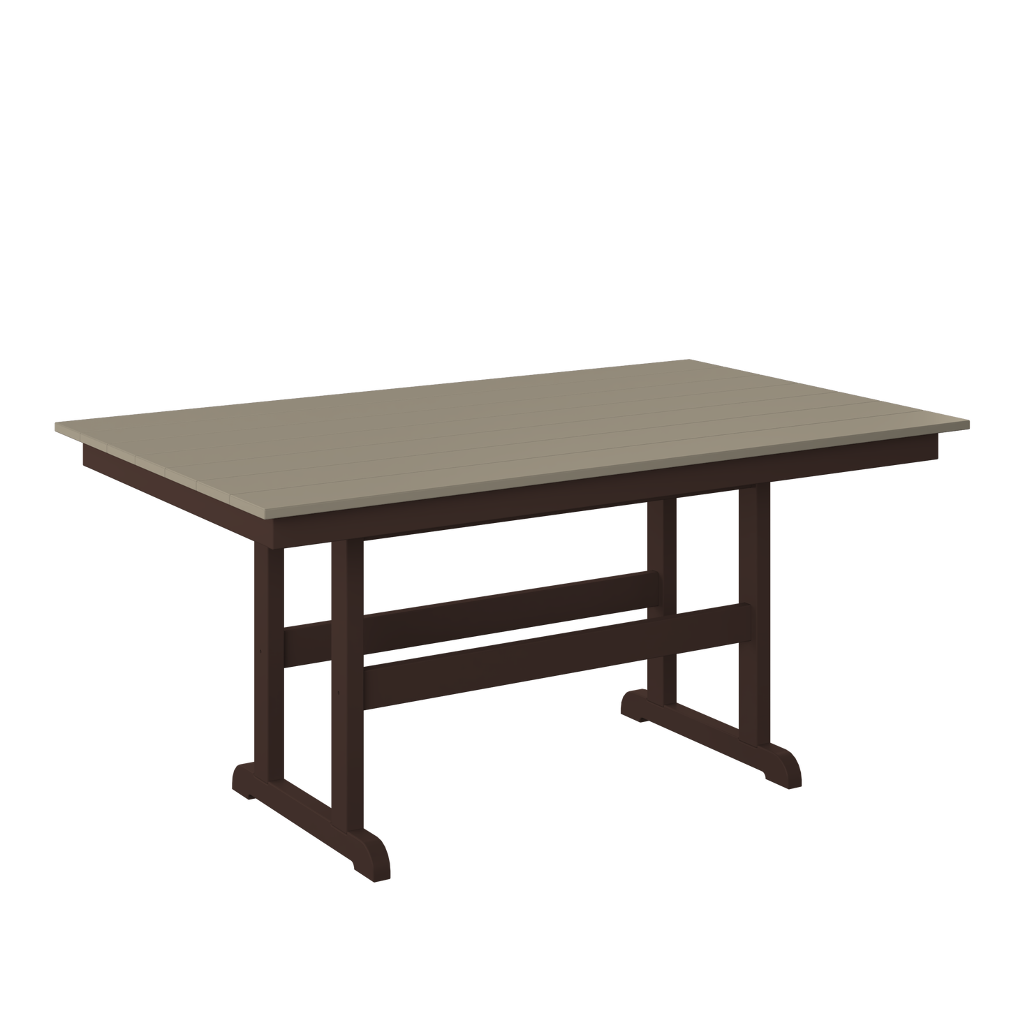 Polybird P19-R 38" X 64" Dining Table (DINING HEIGHT) - LEAD TIME TO SHIP 5 BUSINESS DAYS OR LESS