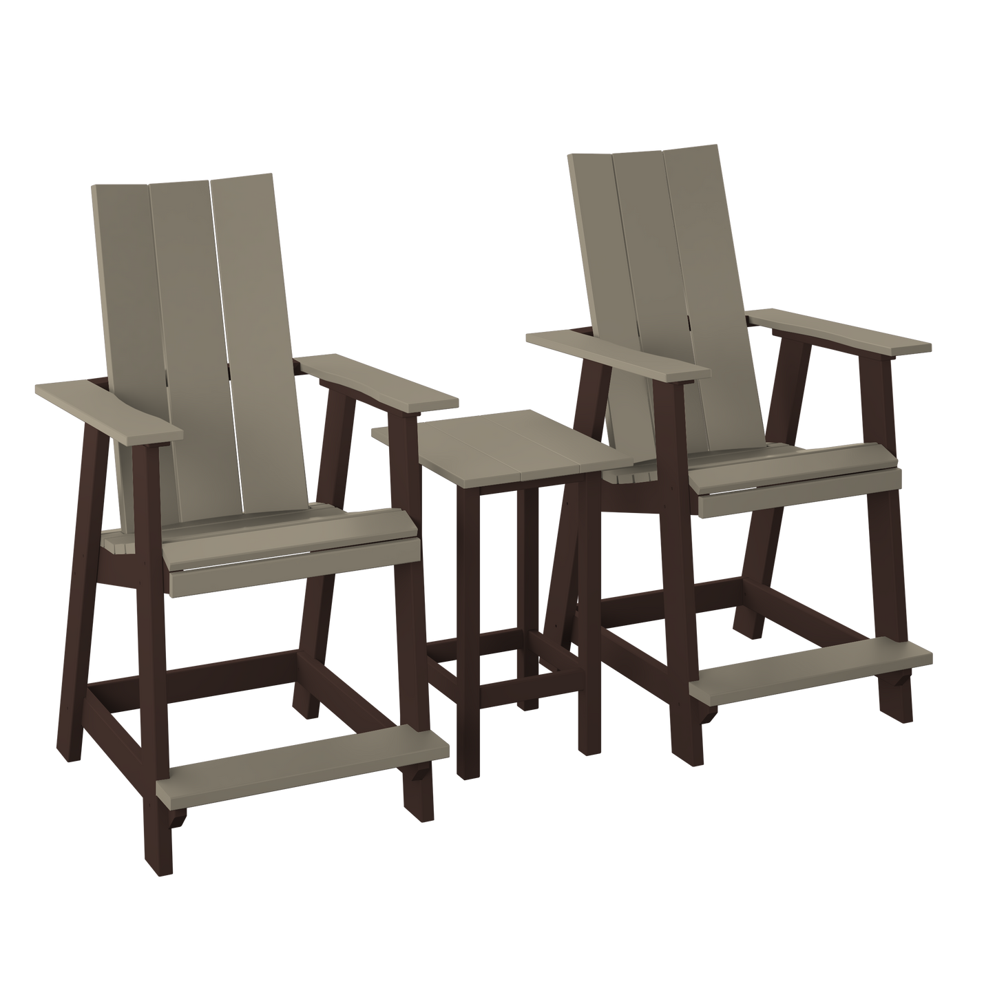 Polybird P67 Modern Balcony Set (COUNTER HEIGHT) - LEAD TIME TO SHIP 7 BUSINESS DAYS OR LESS
