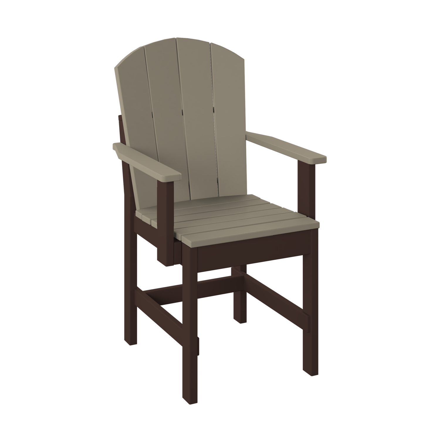 Polybird P8-R Fanback Dining Chair (DINING HEIGHT) - LEAD TIME TO SHIP 5 BUSINESS DAYS OR LESS