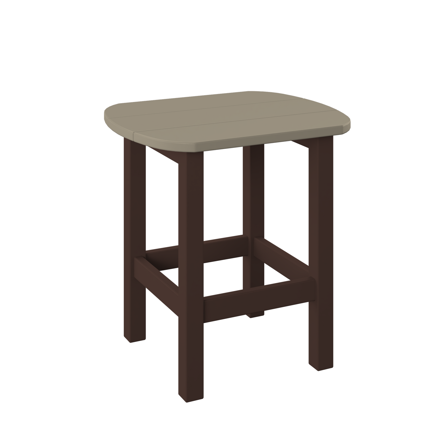 Polybird P52 Oval End Table - LEAD TIME TO SHIP 7 BUSINESS DAYS OR LESS