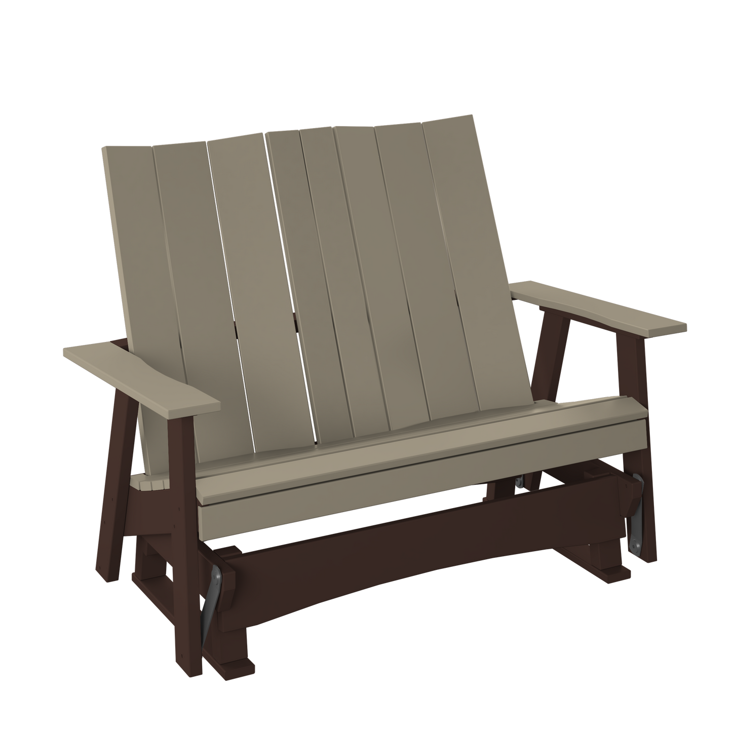 Polybird P63 Modern 4' Glider Bench - LEAD TIME TO SHIP 5 BUSINESS DAYS OR LESS