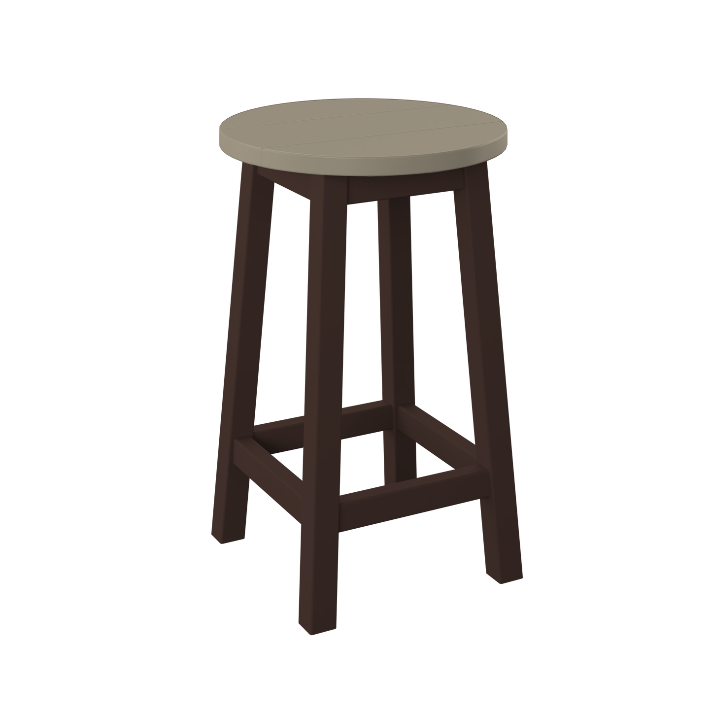 Polybird P94-C Round Bar Stool (COUNTER HEIGHT) - LEAD TIME TO SHIP 5 BUSINESS DAYS OR LESS