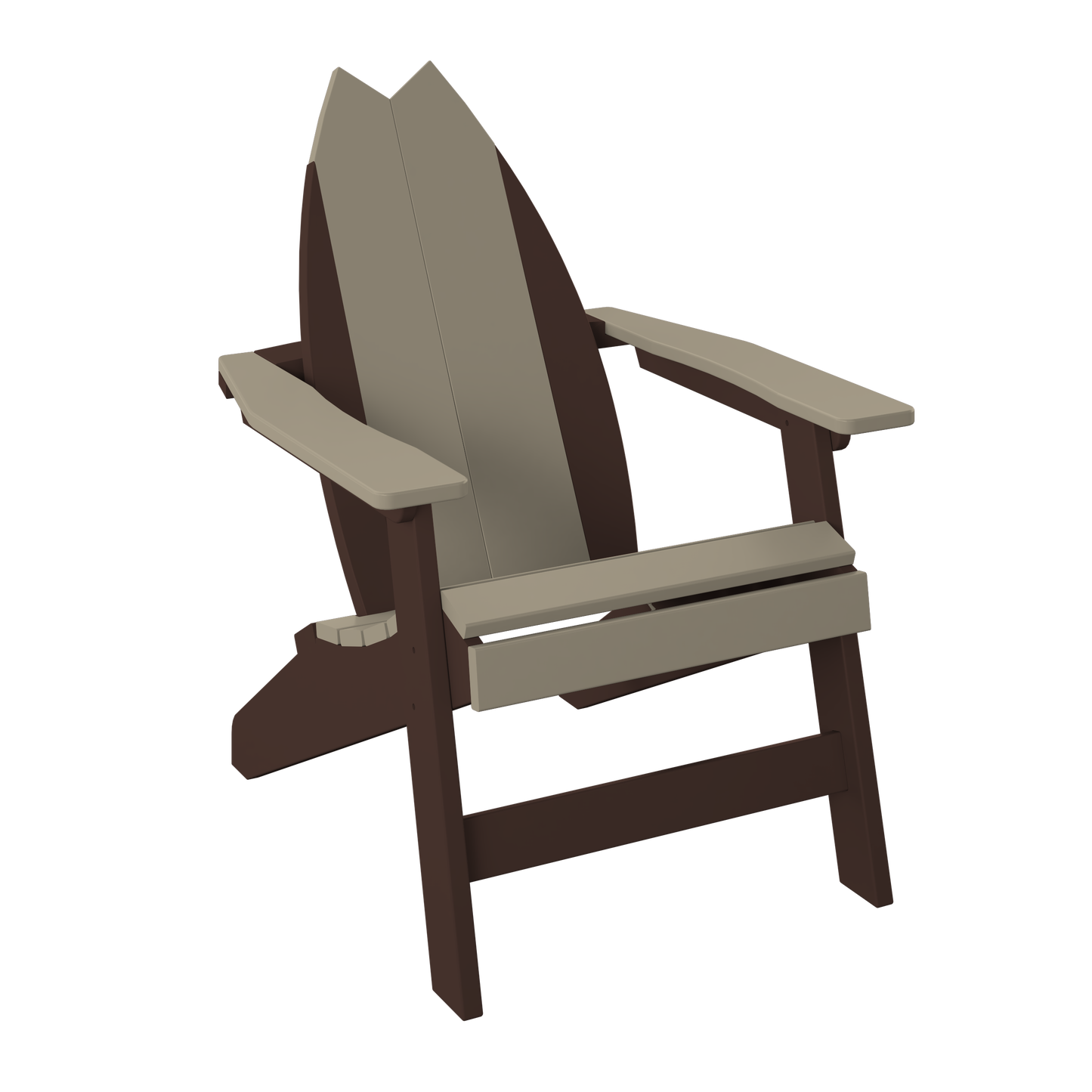 Polybird P80 Surfboard-Tail Adirondack Chair - LEAD TIME TO SHIP 5 BUSINESS DAYS OR LESS