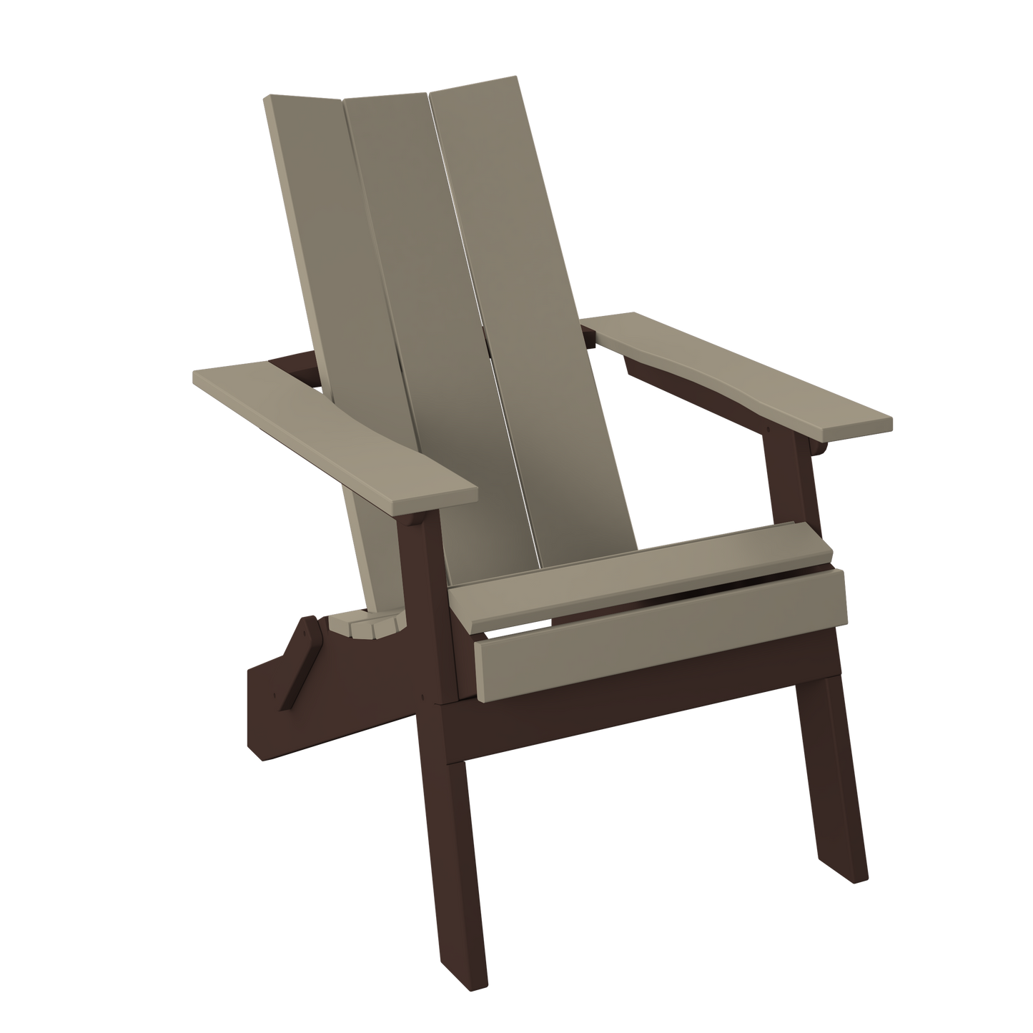 Polybird P61 Modern Folding Adirondack Chair - LEAD TIME TO SHIP 5 BUSINESS DAYS OR LESS