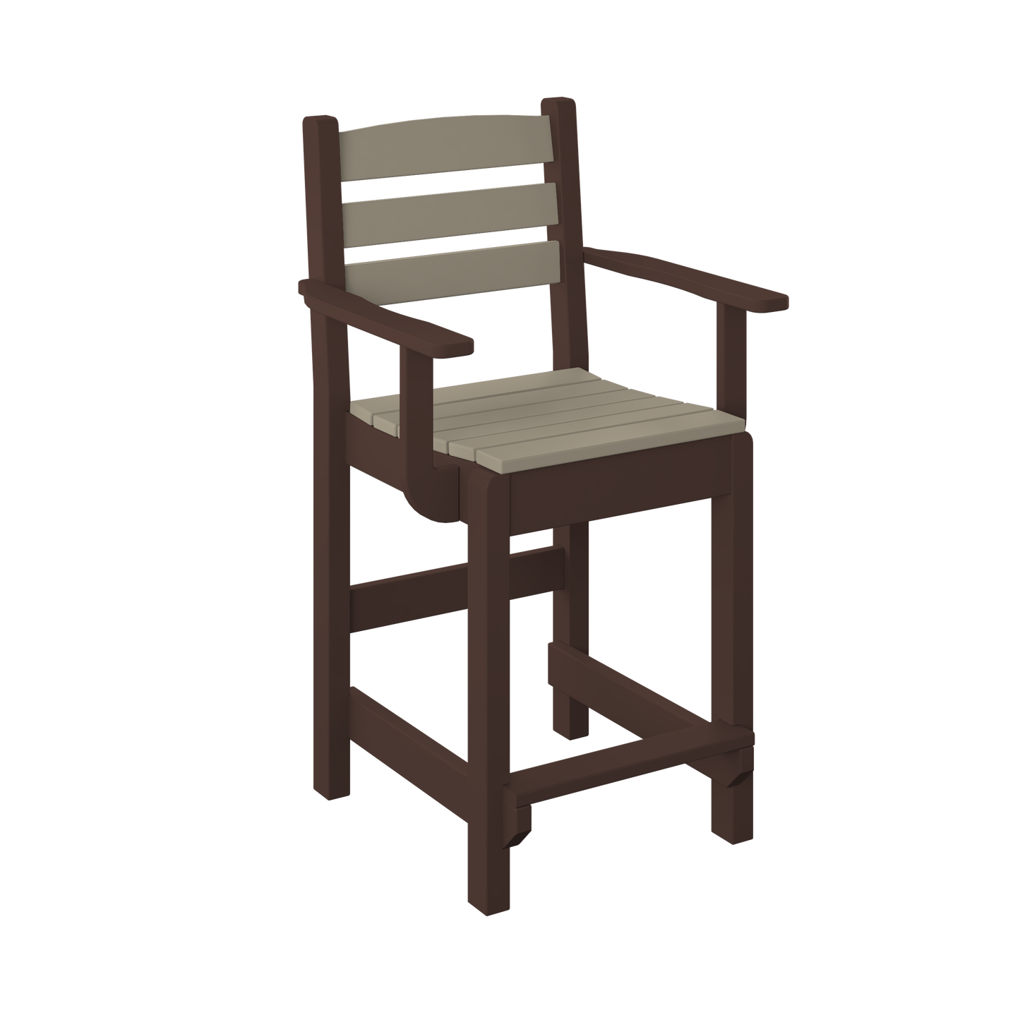 Polybird P11-C Captain Dining Chair (COUNTER HEIGHT)- LEAD TIME TO SHIP 5 BUSINESS DAYS OR LESS