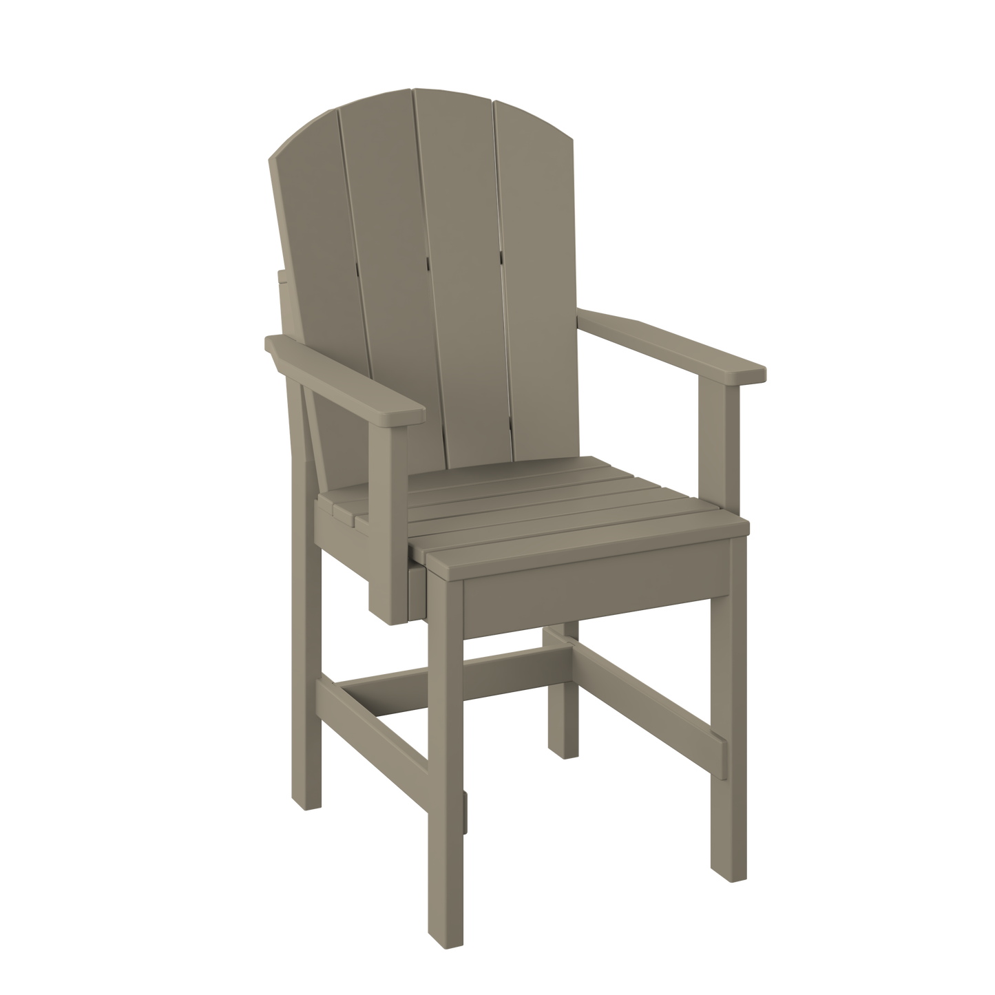 Polybird P8-R Fanback Dining Chair (DINING HEIGHT) - LEAD TIME TO SHIP 5 BUSINESS DAYS OR LESS