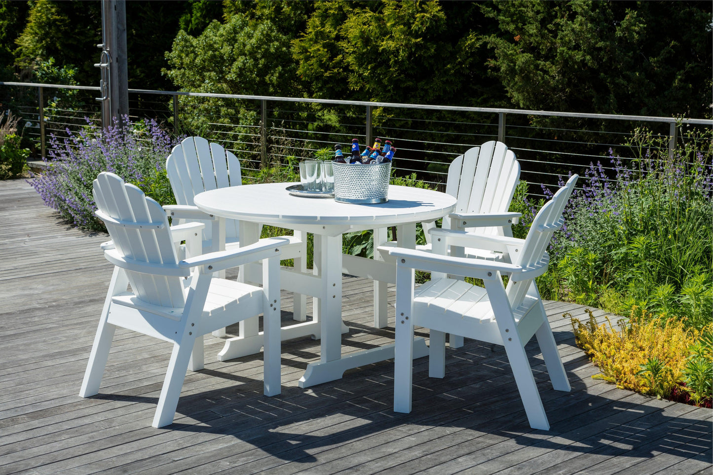 Seaside Casual Recycled Plastic Adirondack Classic Dining Chair - LEAD TIME TO SHIP 2 TO 4 WEEKS