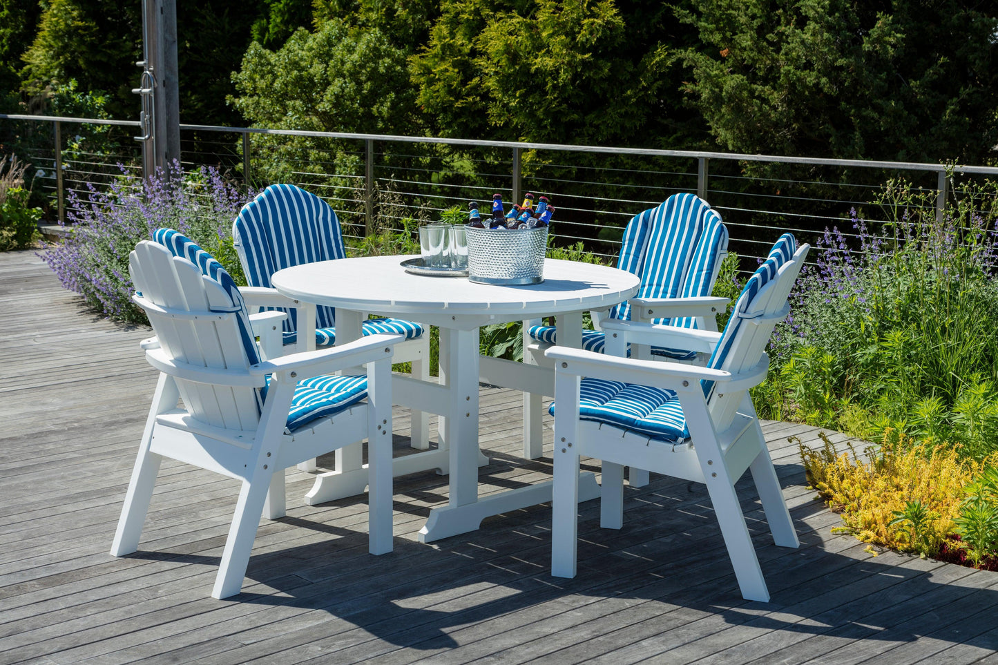 Seaside Casual Recycled Plastic Adirondack Classic Dining Chair - LEAD TIME TO SHIP 2 TO 4 WEEKS