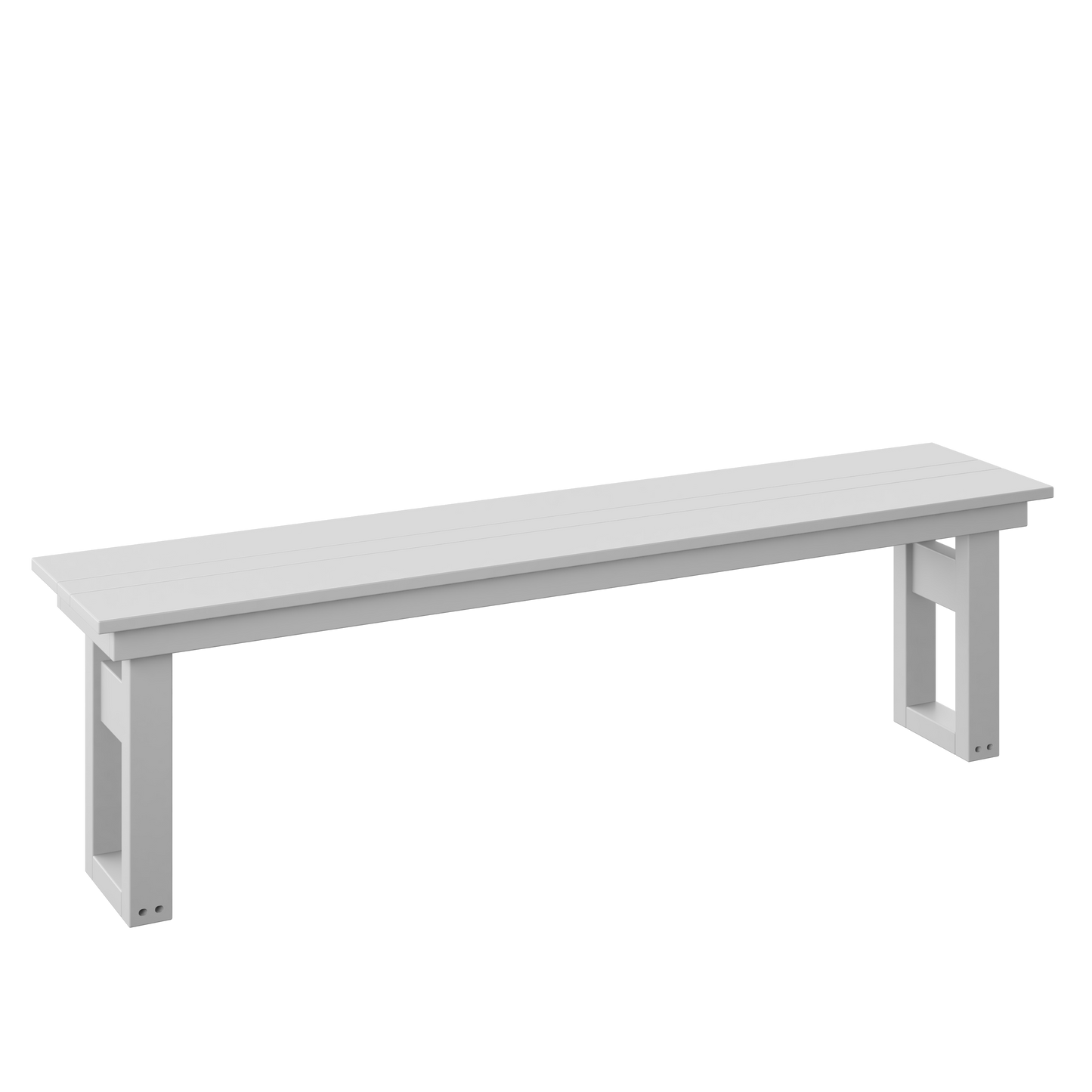 Polybird P130-R Modern 64" Dining Bench (DINING HEIGHT) - LEAD TIME TO SHIP 7 BUSINESS DAYS OR LESS