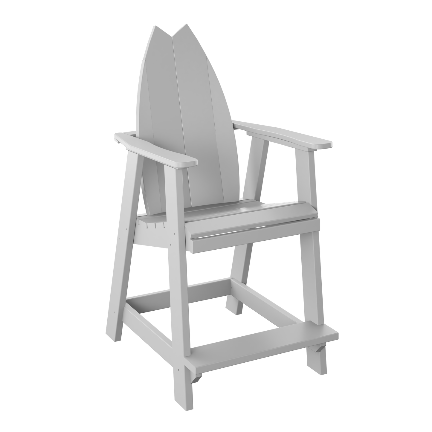 Polybird P82 Surfboard-Tail Balcony Chair (COUNTER HEIGHT) - LEAD TIME TO SHIP 5 BUSINESS DAYS OR LESS