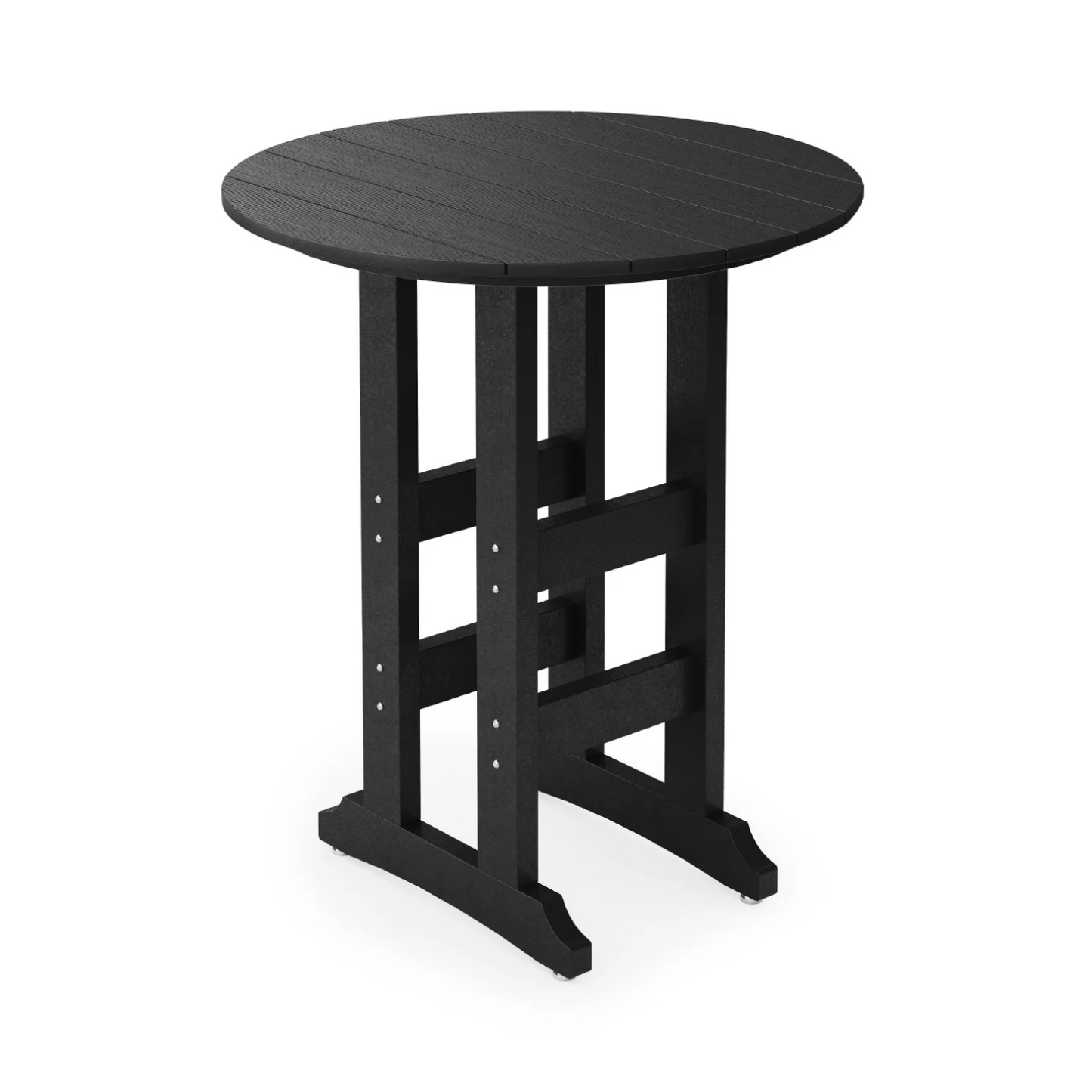 Sopoly 36" Recycled Plastic Round Bar Table (BAR HEIGHT) - LEAD TIME TO SHIP 5 BUSINESS DAYS OR LESS