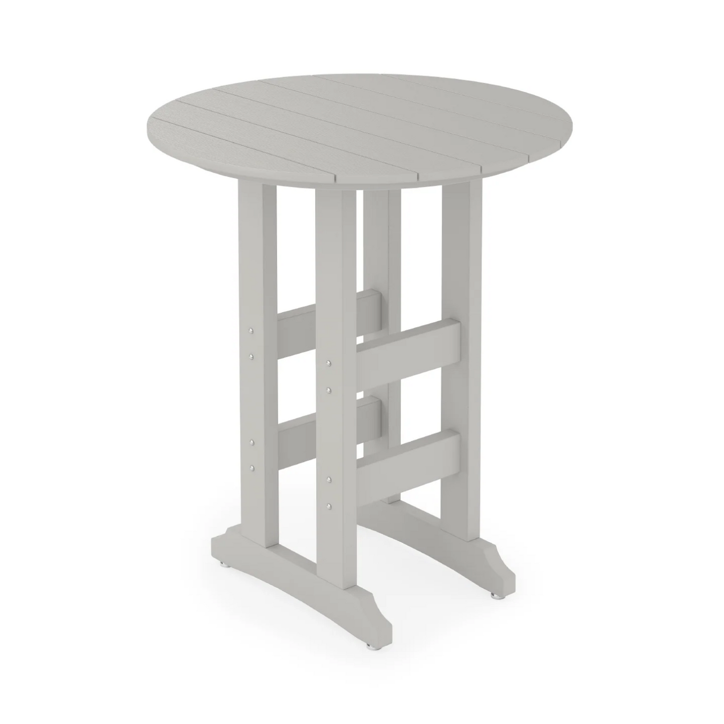 Sopoly 36" Recycled Plastic Round Bar Table (BAR HEIGHT) - LEAD TIME TO SHIP 5 BUSINESS DAYS OR LESS