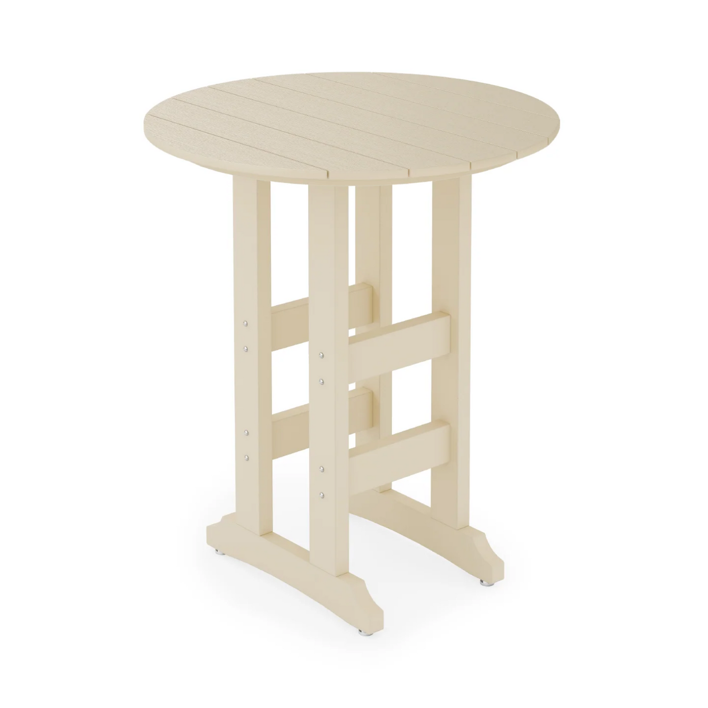 Sopoly 36" Recycled Plastic Round Bar Table (BAR HEIGHT) - LEAD TIME TO SHIP 5 BUSINESS DAYS OR LESS