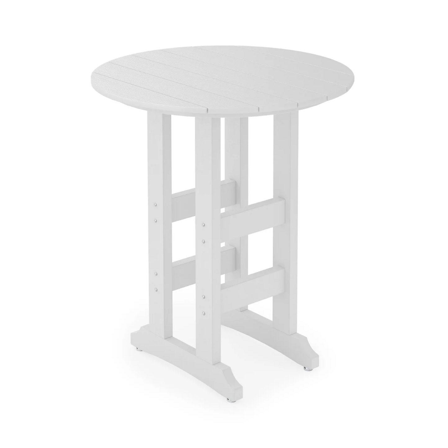 Sopoly 36" Recycled Plastic Round Bar Table (BAR HEIGHT) - LEAD TIME TO SHIP 5 BUSINESS DAYS OR LESS