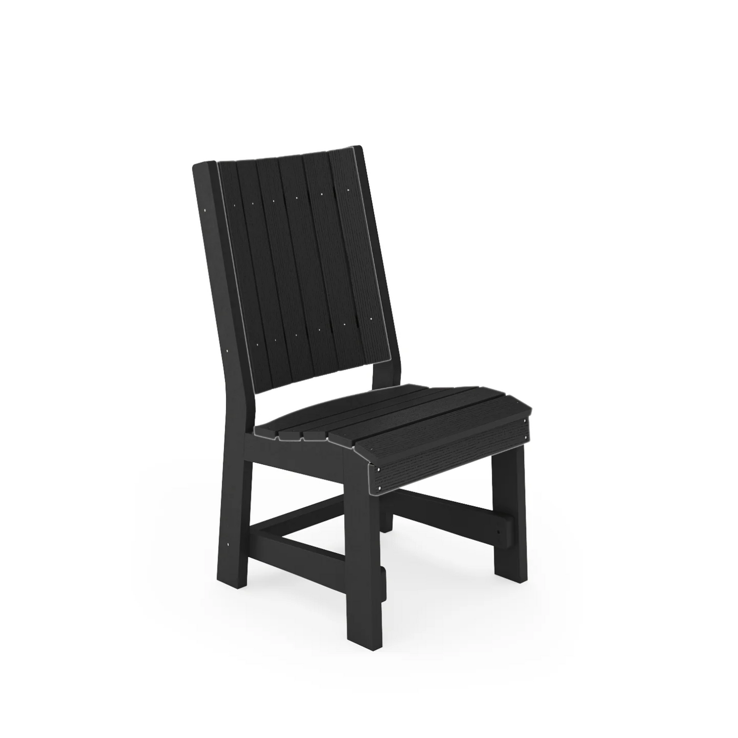 Sopoly Callaway Recycled Plastic Armless Dining Chair (DINING HEIGHT) - LEAD TIME TO SHIP 5 BUSINESS DAYS OR LESS