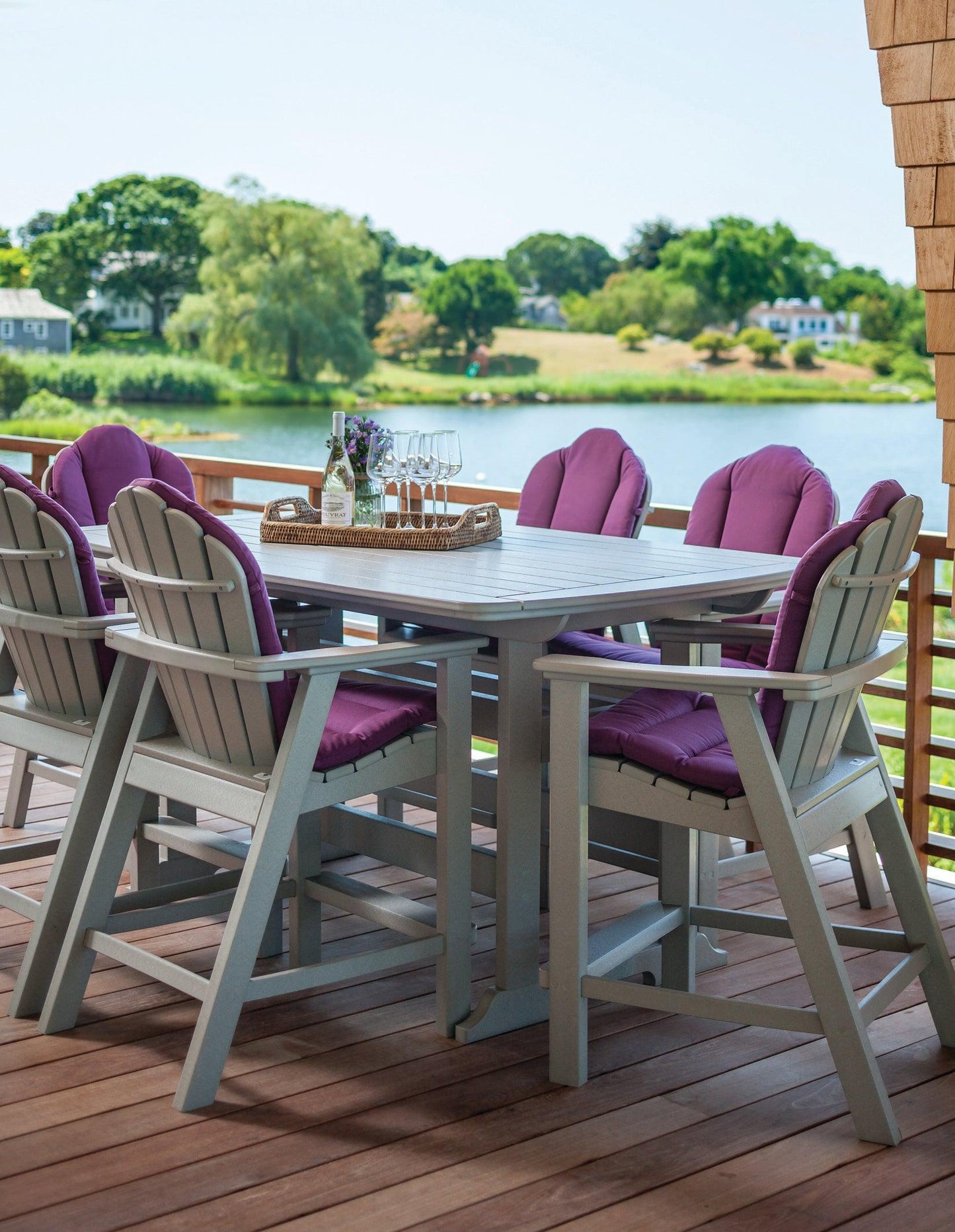 Seaside Casual Recycled Plastic Adirondack Classic Balcony Chair (COUNTER HEIGHT) - LEAD TIME TO SHIP 4 TO 6 WEEKS