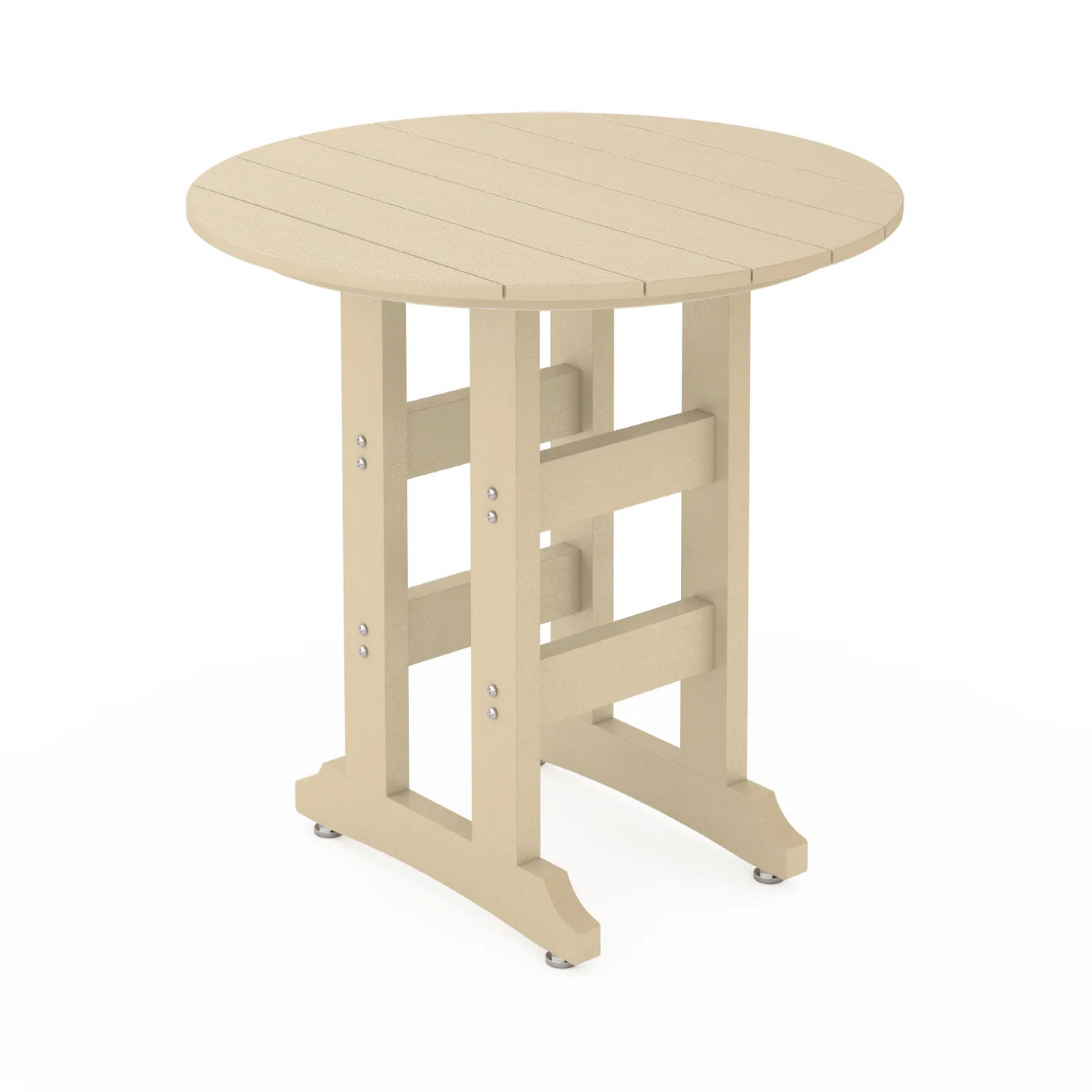Sopoly 36" Recycled Plastic Round Counter Table (COUNTER HEIGHT) - LEAD TIME TO SHIP 5 BUSINESS DAYS OR LESS