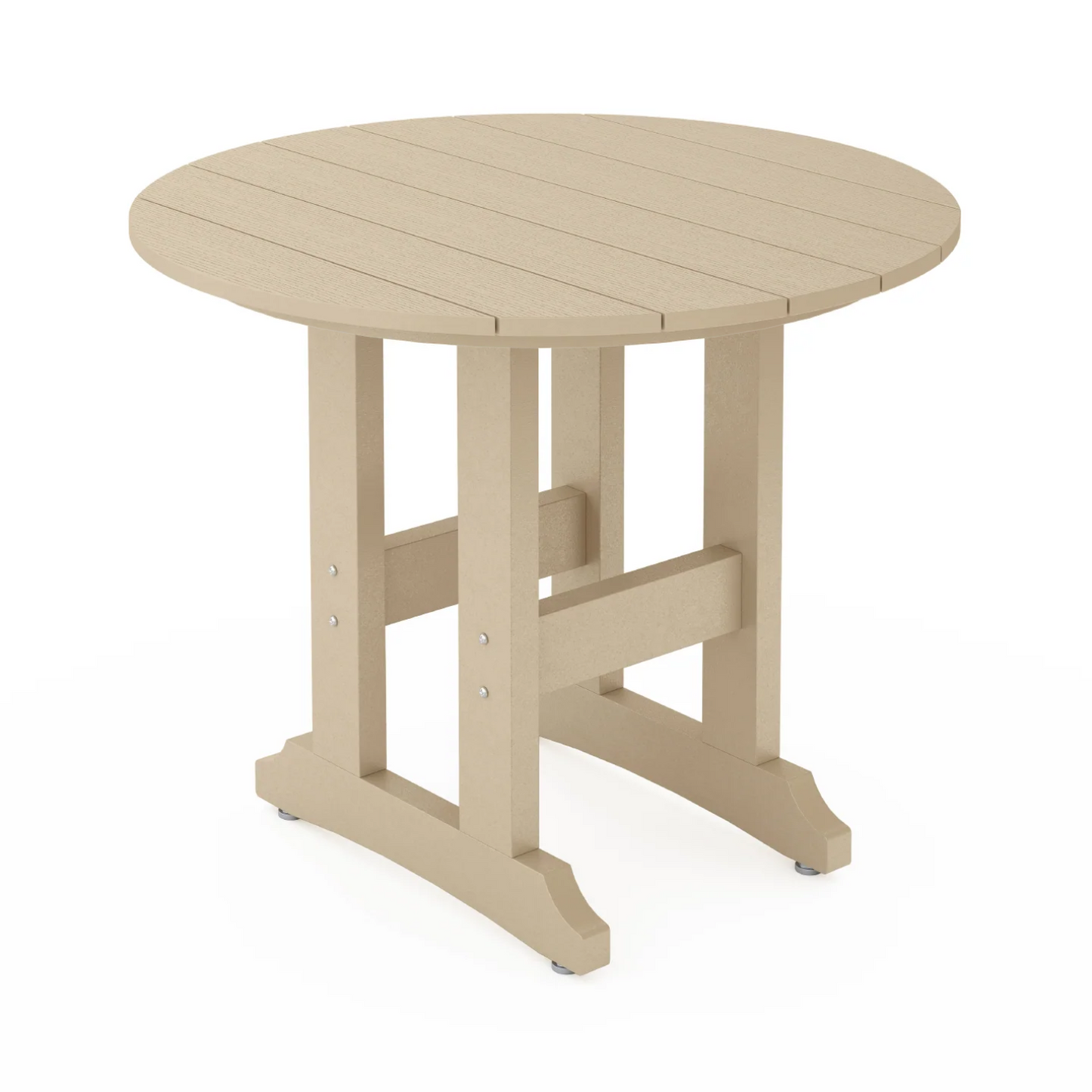 Sopoly 36" Recycled Plastic Round Dining Table (DINING HEIGHT) - LEAD TIME TO SHIP 5 BUSINESS DAYS OR LESS