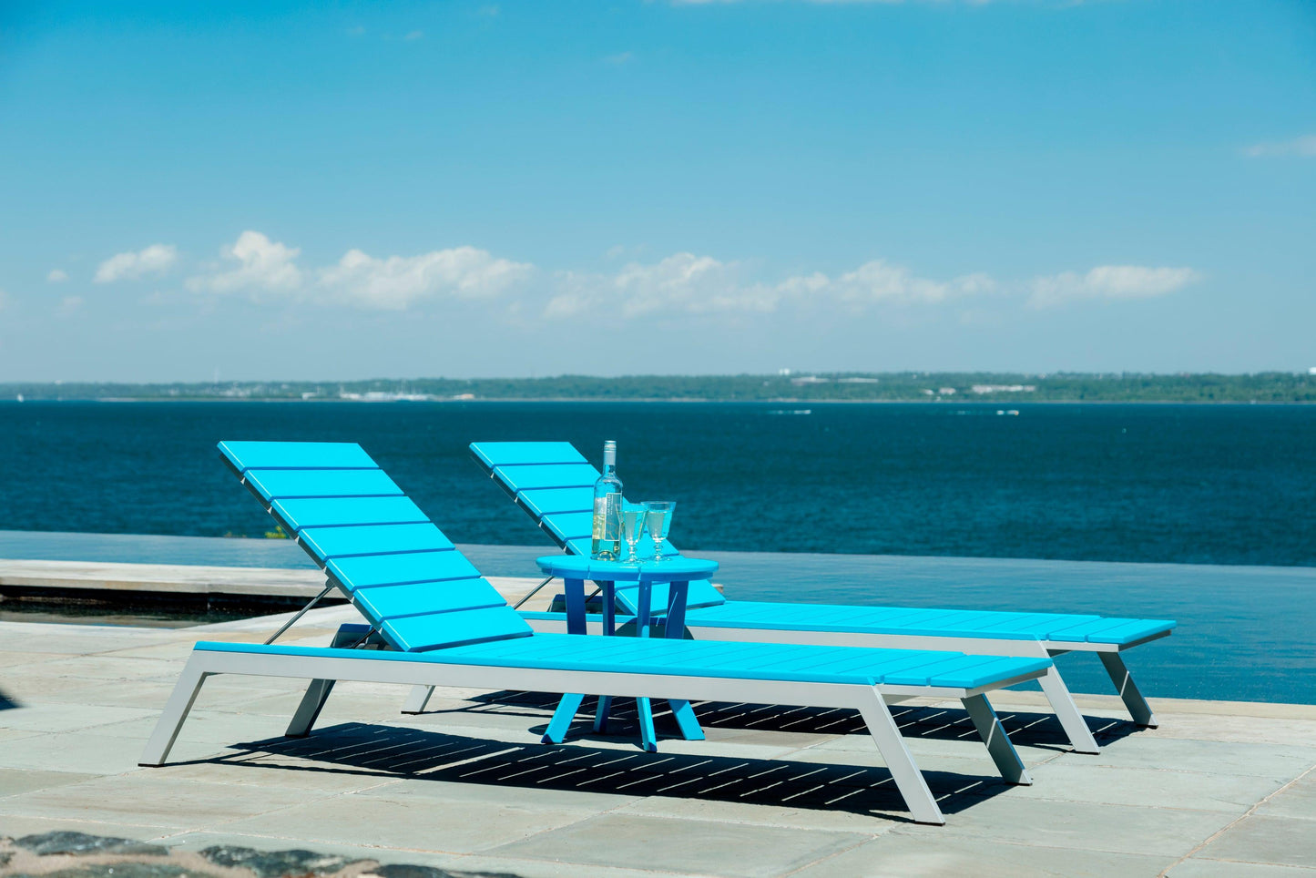 Seaside Casual Recycled Plastic MAD Chaise Slatted- LEAD TIME TO SHIP 2 TO 4 WEEKS