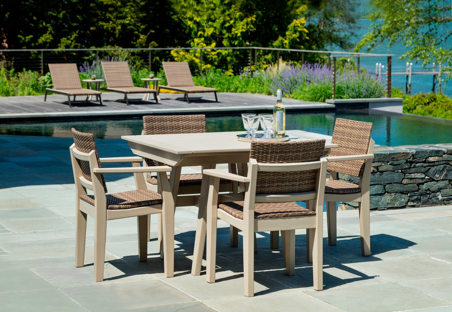 Seaside Casual Recycled Plastic MAD Dining Arm Chair (WOVEN) - LEAD TIME TO SHIP 2 TO 4 WEEKS Regular price
