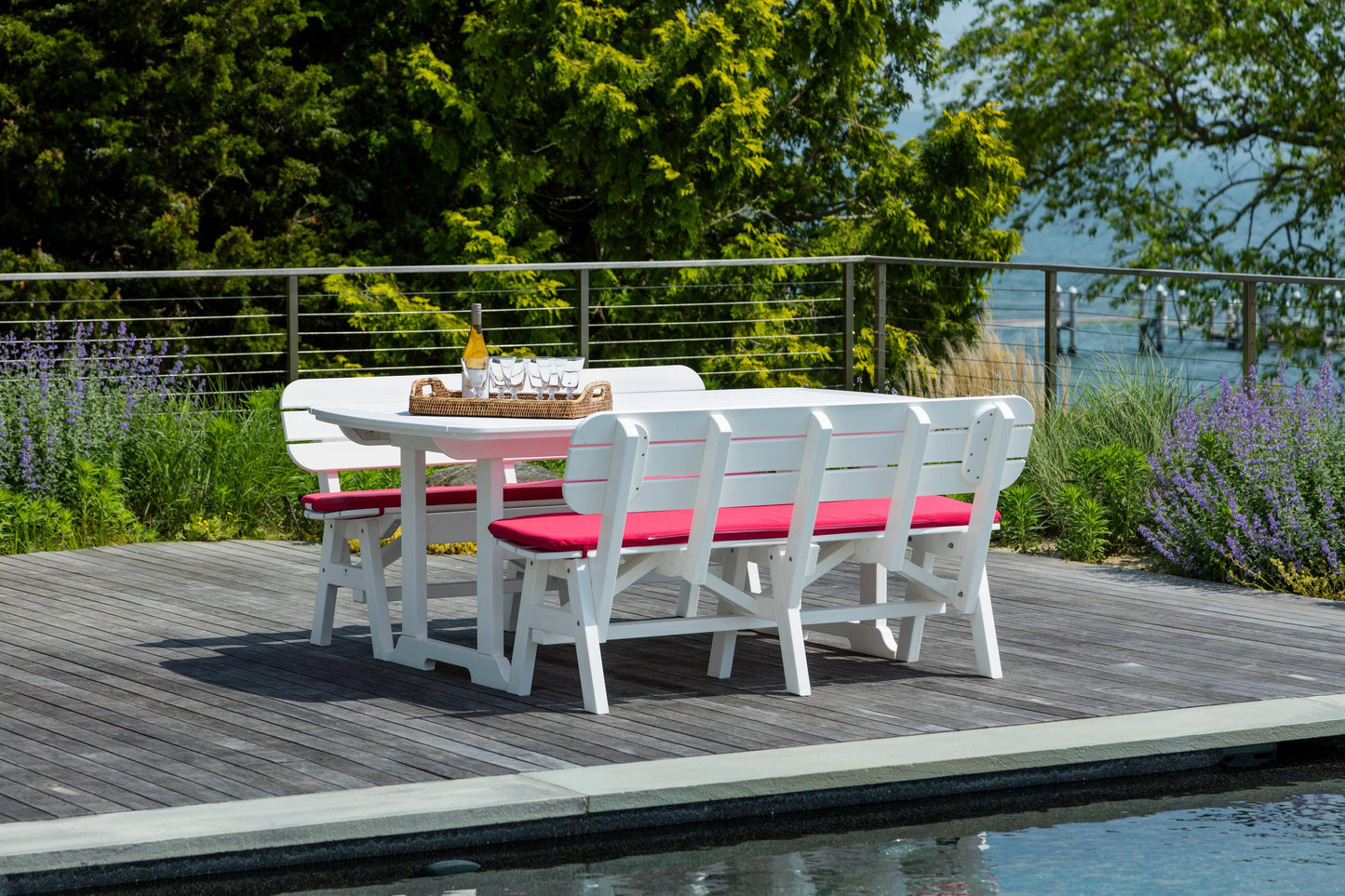 Seaside Casual Recycled Plastic Portsmouth 5' Bench - LEAD TIME TO SHIP 4 TO 6 WEEKS