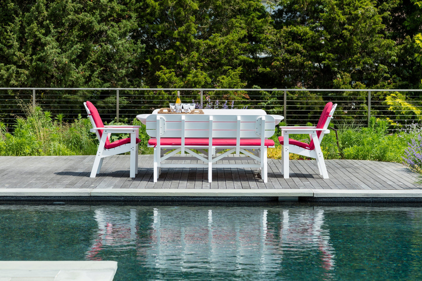 Seaside Casual Recycled Plastic Portsmouth Dining Table 42"x 72" - LEAD TIME TO SHIP 2 TO 4 WEEKS