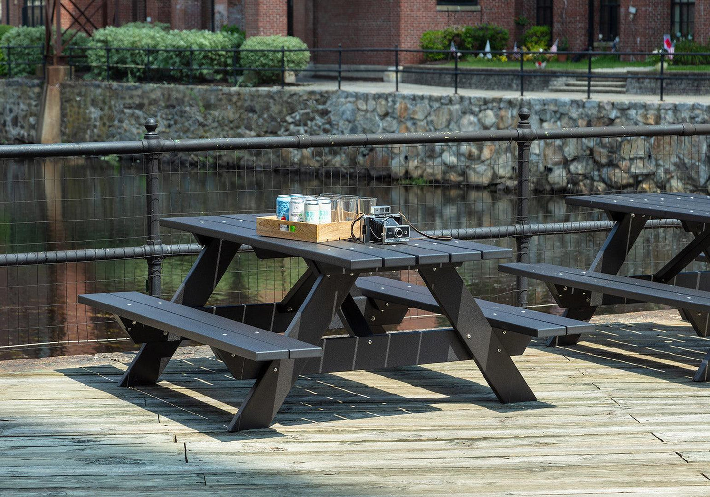 Seaside Casual Recycled Plastic Traditional Picnic Table - LEAD TIME TO SHIP 4 TO 6 WEEKS