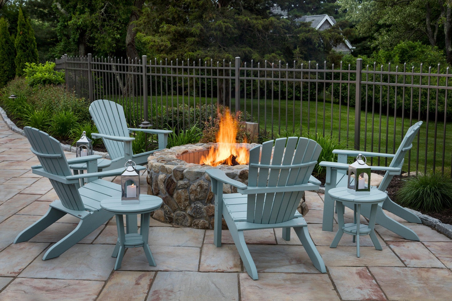 Seaside Casual Recycled Plastic Adirondack Shellback Chair - LEAD TIME TO SHIP 2 TO 4 WEEKS