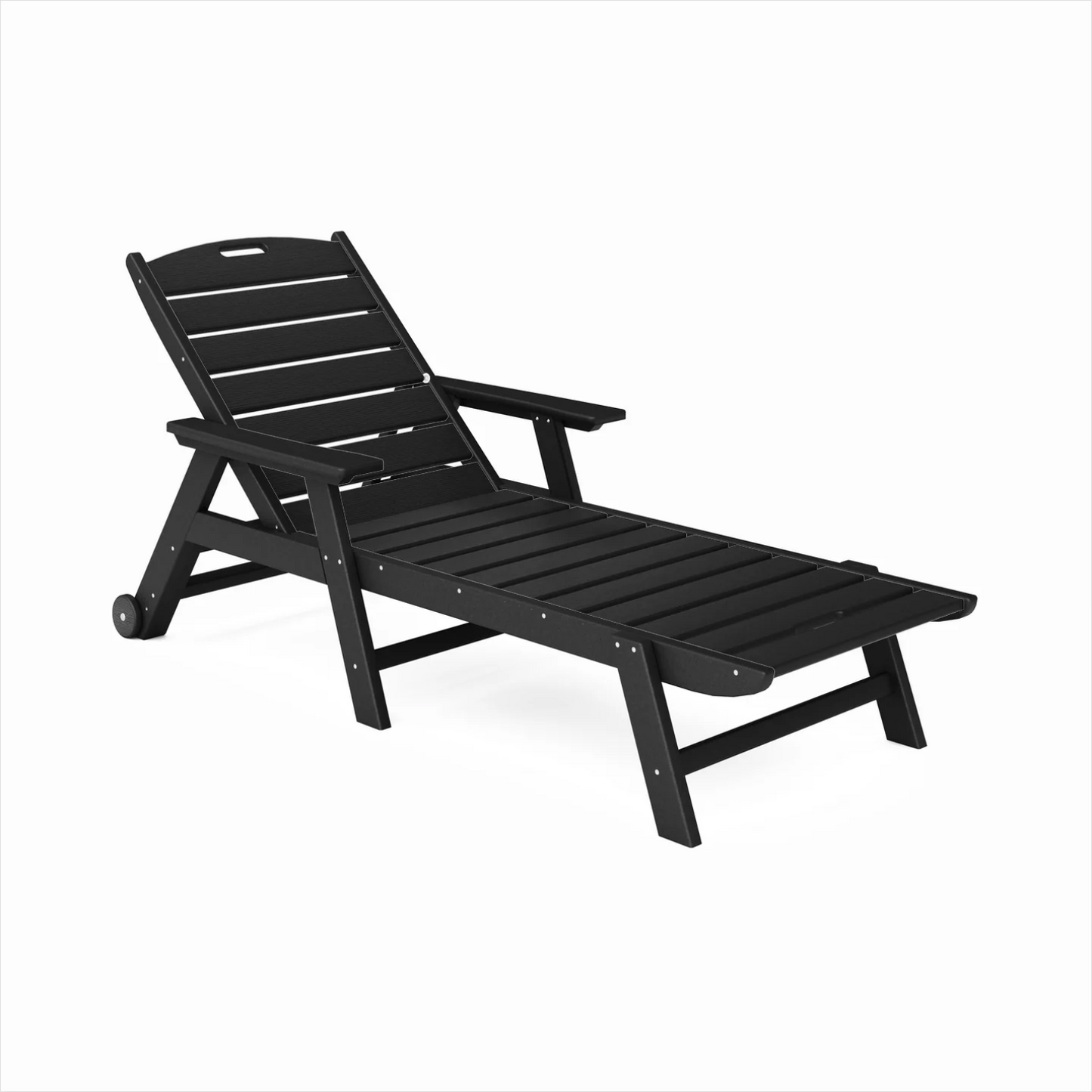 Sopoly Recycled Plastic Flat Chaise Lounge - LEAD TIME TO SHIP 5 BUSINESS DAYS OR LESS
