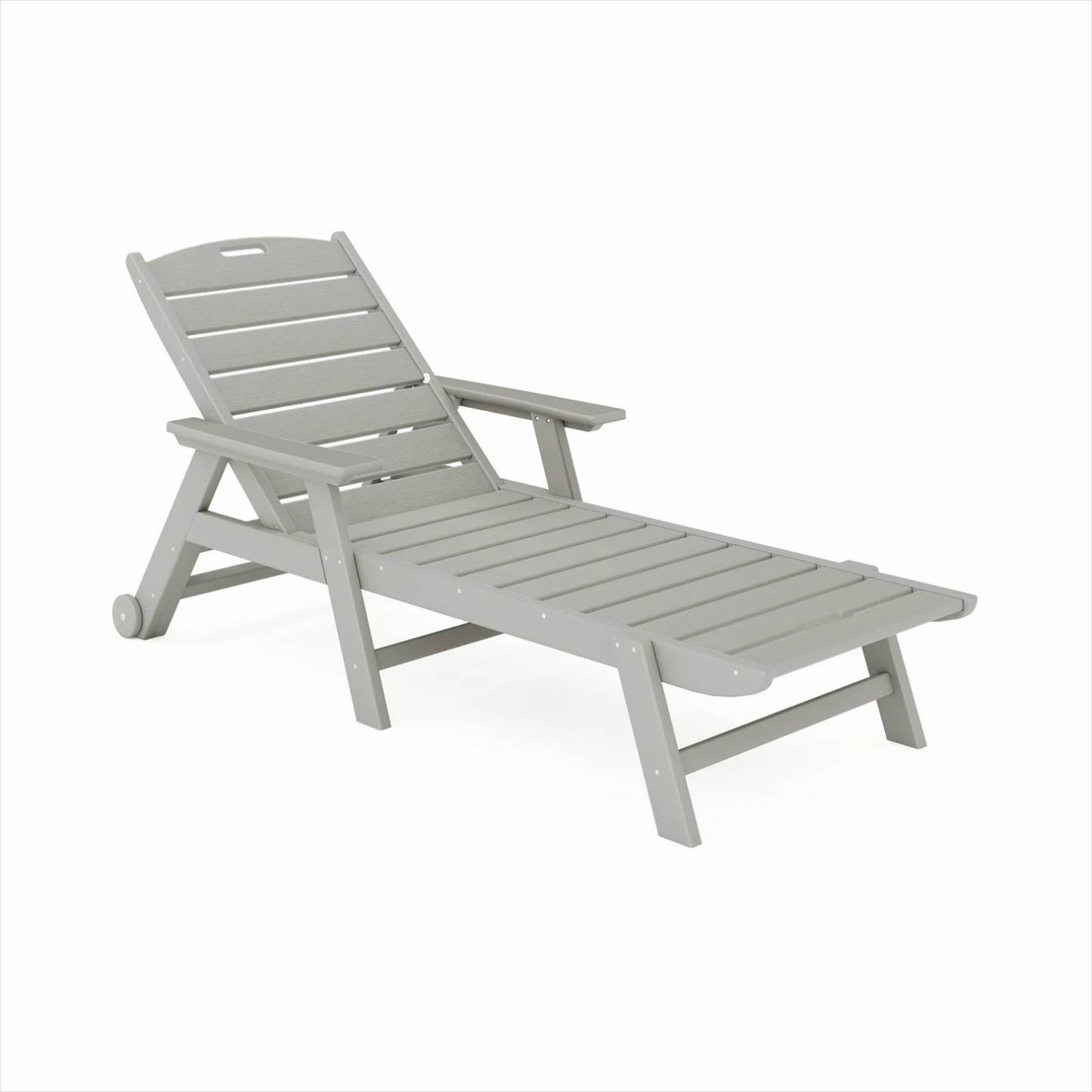 Sopoly Recycled Plastic Flat Chaise Lounge - LEAD TIME TO SHIP 5 BUSINESS DAYS OR LESS