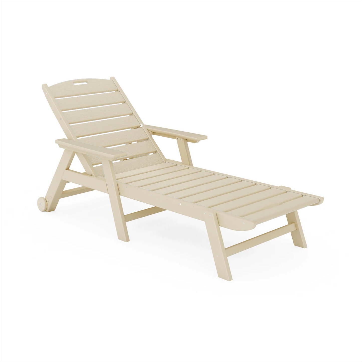 Sopoly Recycled Plastic Flat Chaise Lounge - LEAD TIME TO SHIP 5 BUSINESS DAYS OR LESS