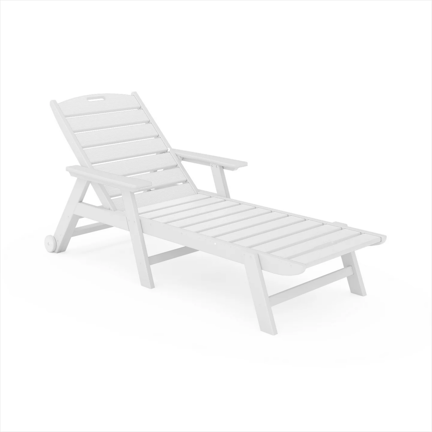 Sopoly Recycled Plastic Flat Chaise Lounge - LEAD TIME TO SHIP 5 BUSINESS DAYS OR LESS