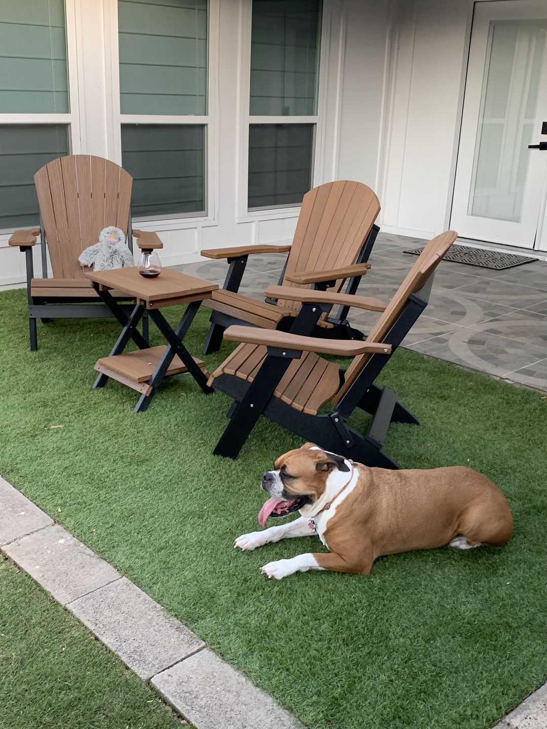 Patio Surplus® Recycled Plastic King Size Folding Adirondack Chair (LIFETIME WARRANTY) - LEAD TIME TO SHIP 2 TO 3 BUSINESS DAYS
