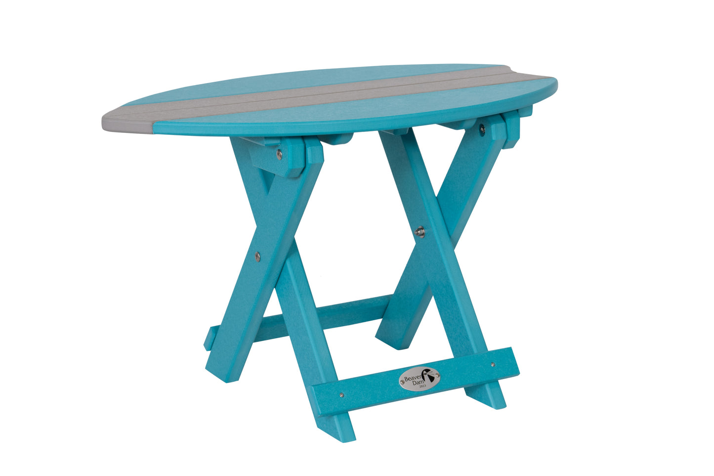 Beaver Dam Woodworks SurfAira Folding End Table - LEAD TIME TO SHIP 4 WEEKS OR LESS