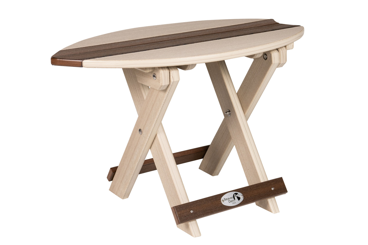 Beaver Dam Woodworks SurfAira Folding End Table - LEAD TIME TO SHIP 4 WEEKS OR LESS