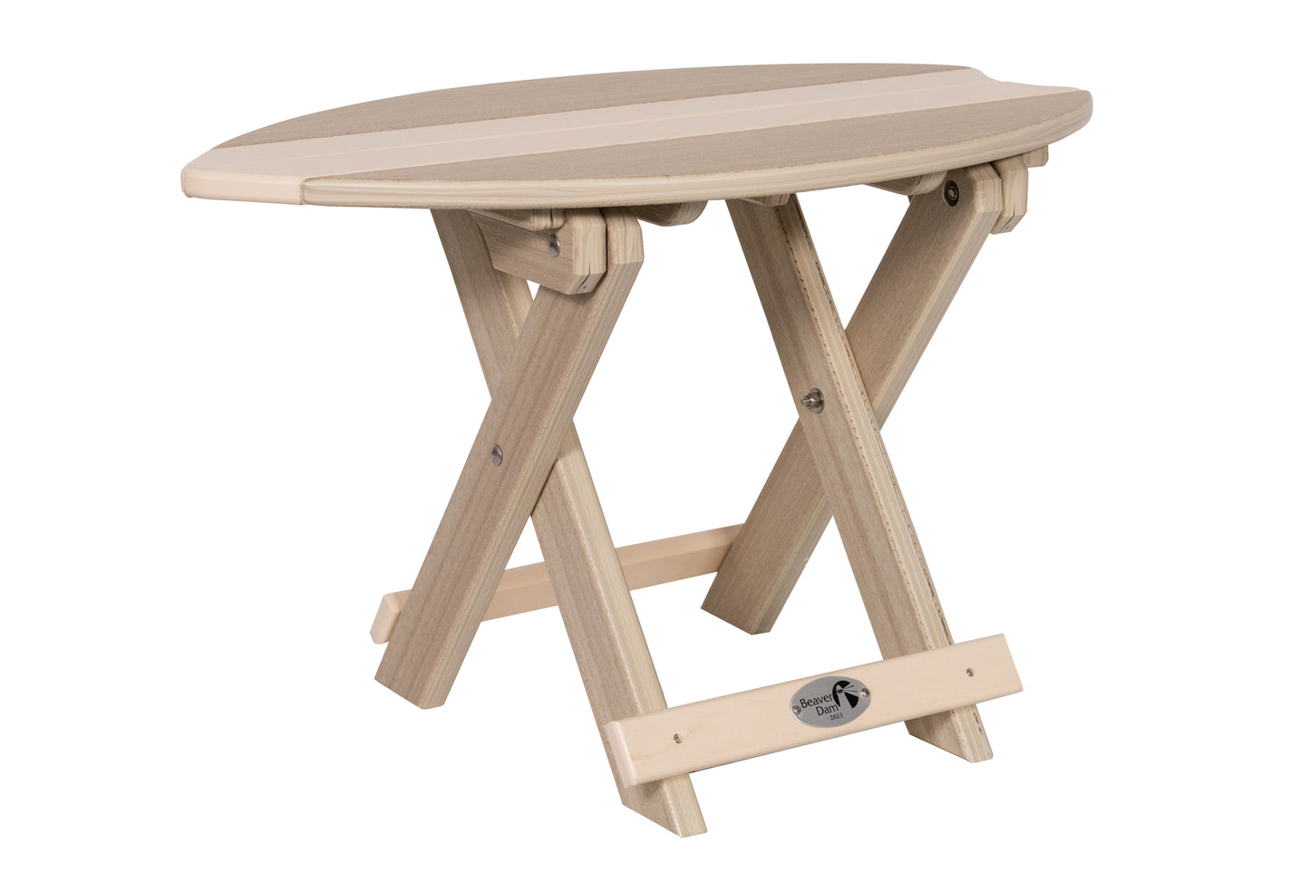 Beaver Dam Woodworks SurfAira Folding End Table - LEAD TIME TO SHIP 4 WEEKS OR LESS