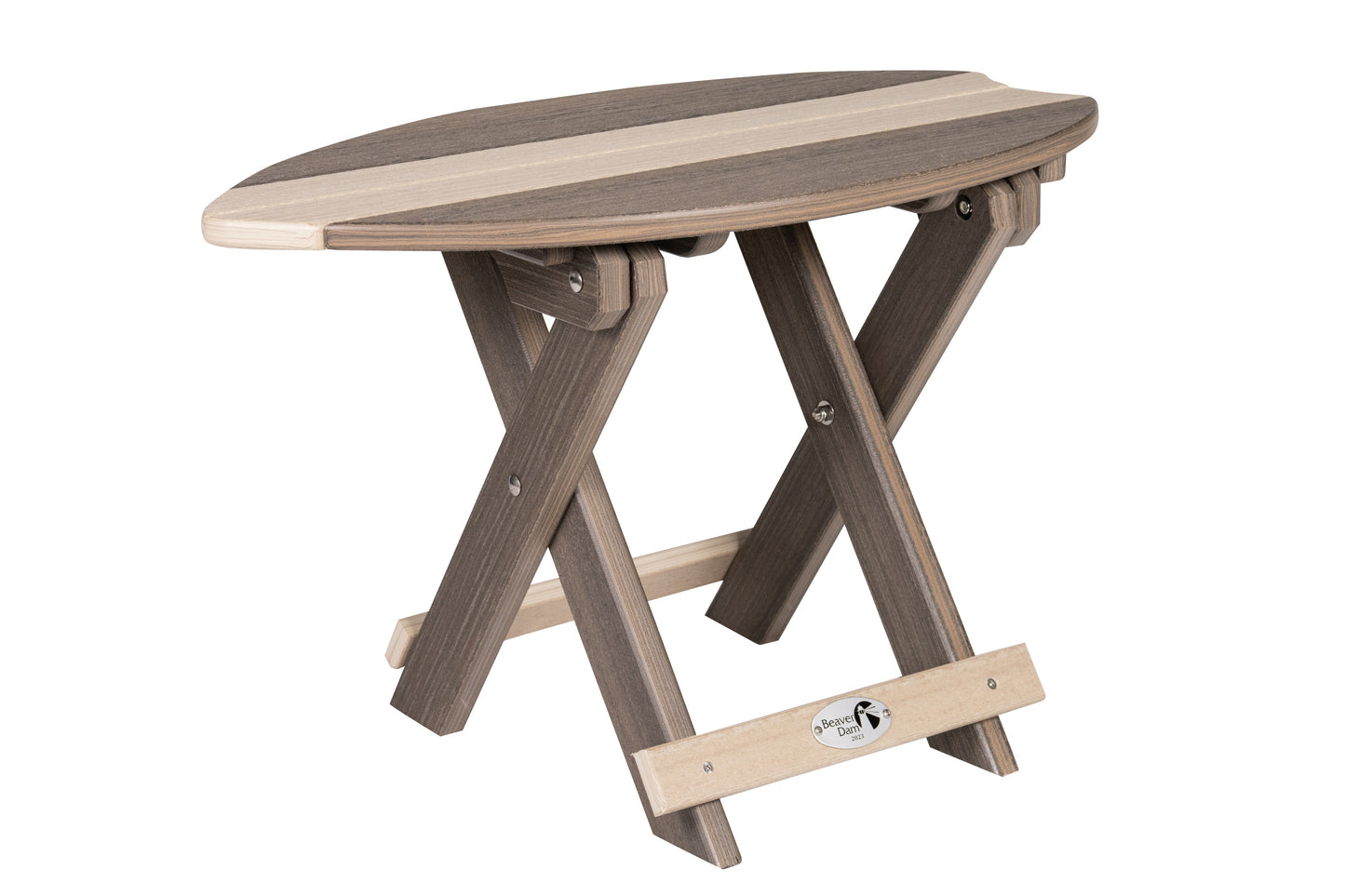 Beaver Dam Woodworks SurfAira Folding End Table - LEAD TIME TO SHIP 4 WEEKS OR LESS