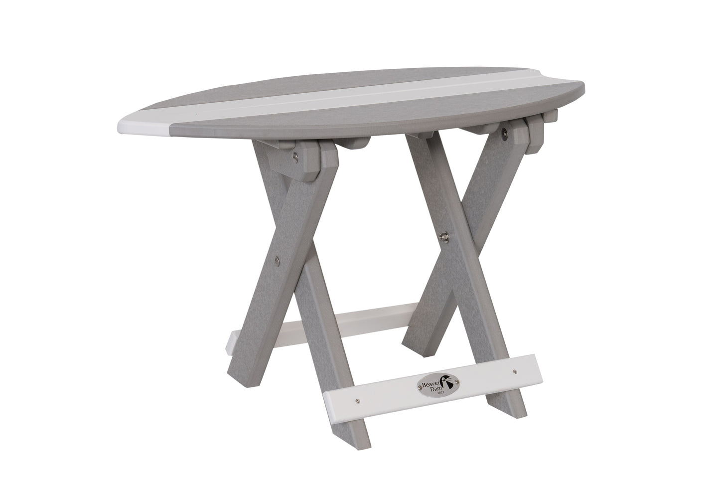 Beaver Dam Woodworks SurfAira Folding End Table - LEAD TIME TO SHIP 4 WEEKS OR LESS