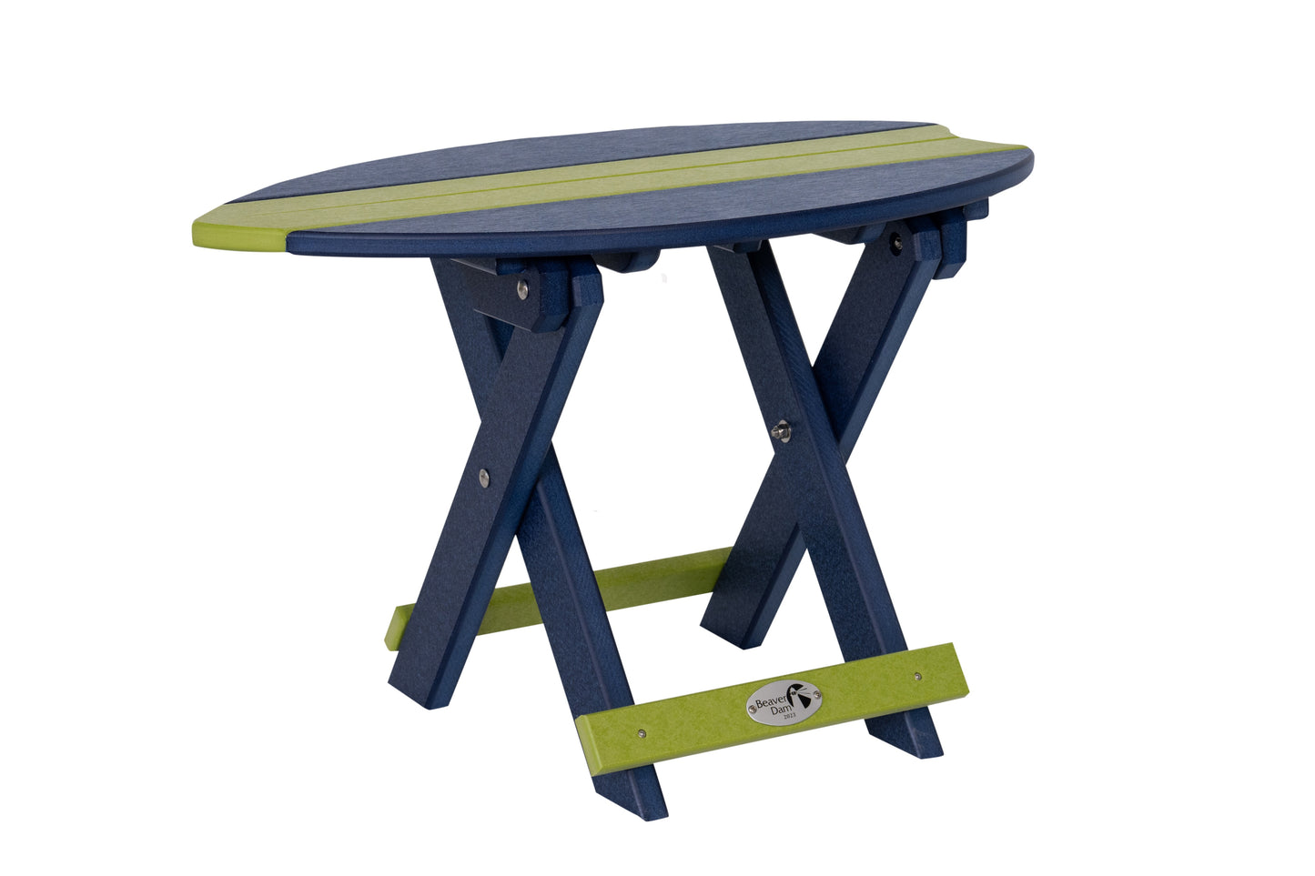 Beaver Dam Woodworks SurfAira Folding End Table - LEAD TIME TO SHIP 4 WEEKS OR LESS