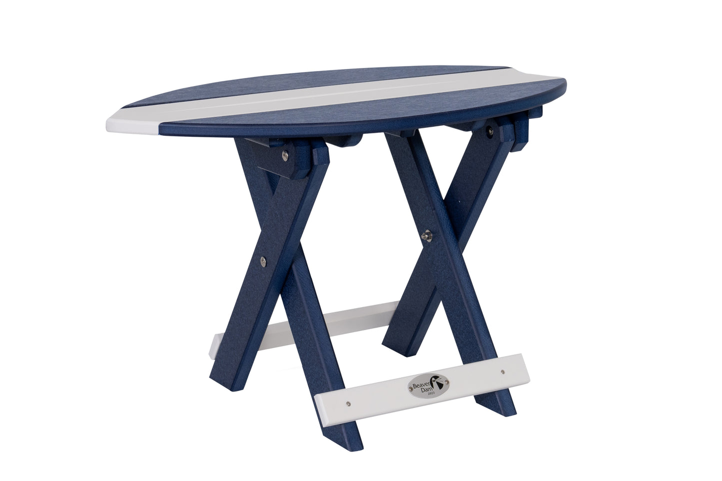 Beaver Dam Woodworks SurfAira Folding End Table - LEAD TIME TO SHIP 4 WEEKS OR LESS