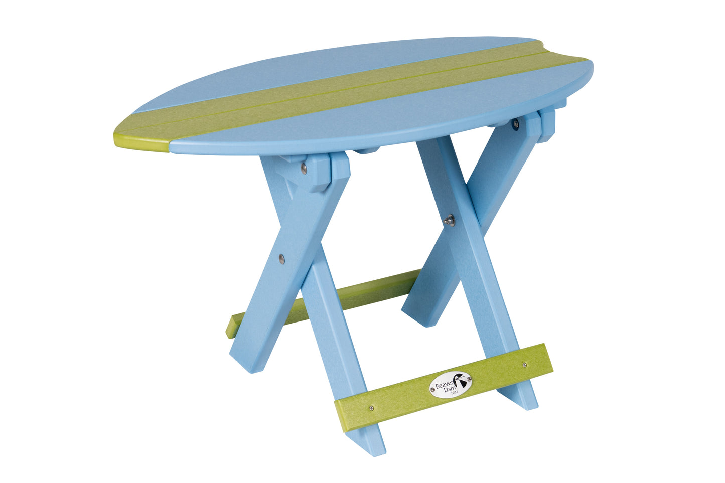 Beaver Dam Woodworks SurfAira Folding End Table - LEAD TIME TO SHIP 4 WEEKS OR LESS