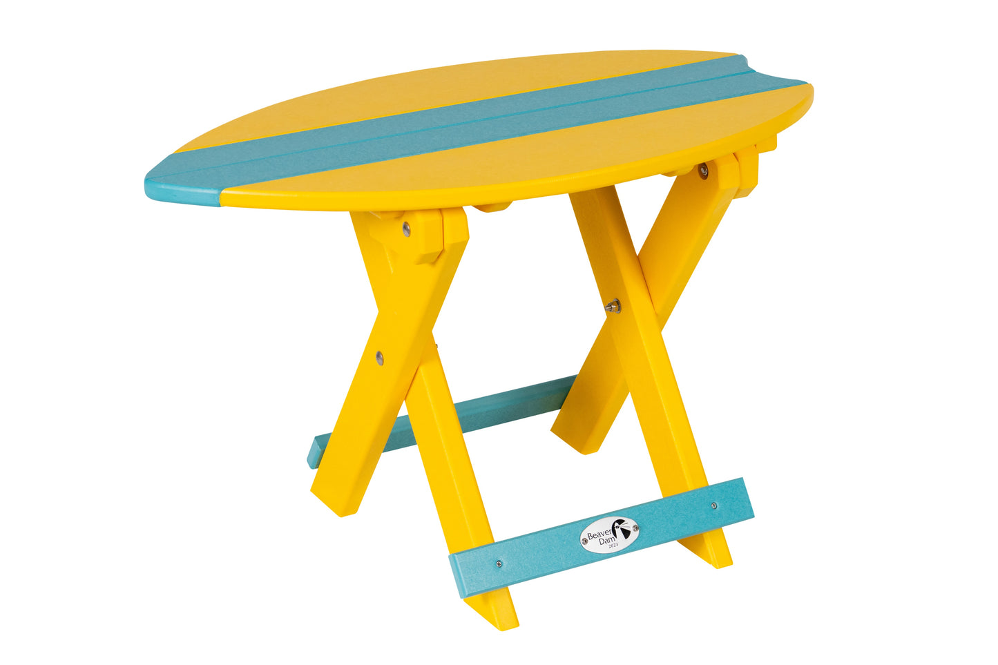 Beaver Dam Woodworks SurfAira Folding End Table - LEAD TIME TO SHIP 4 WEEKS OR LESS