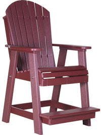 LuxCraft Recycled Plastic Adirondack Balcony Chair - Rocking Furniture