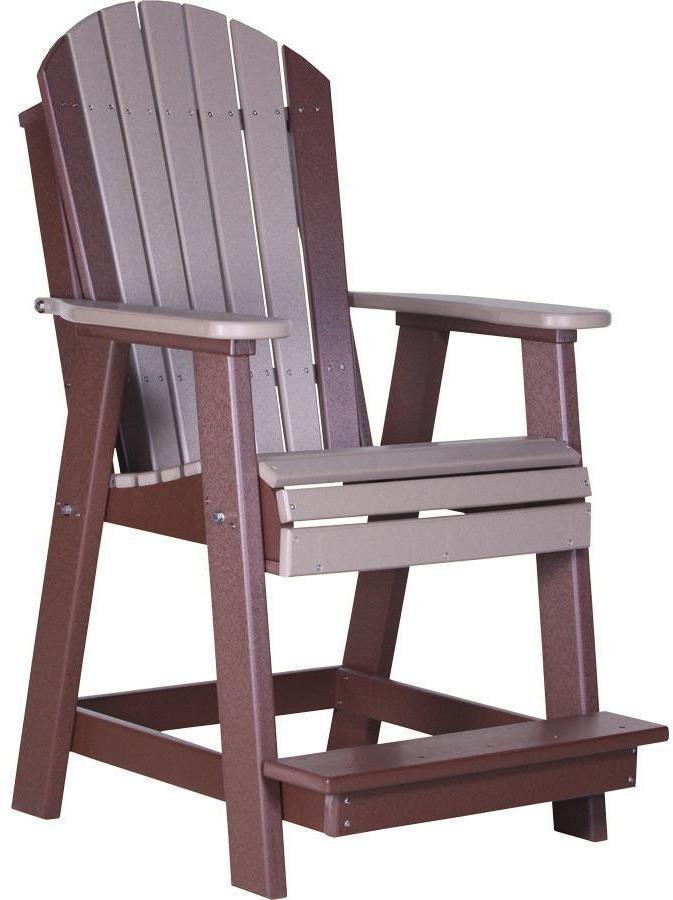 LuxCraft Recycled Plastic Adirondack Balcony Chair - Rocking Furniture