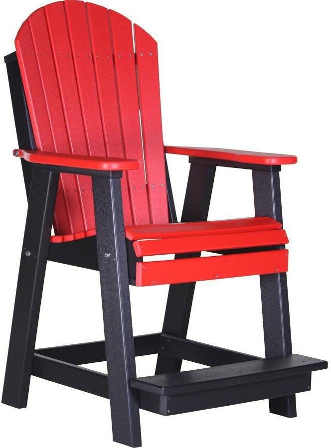 LuxCraft Recycled Plastic Adirondack Balcony Chair - Rocking Furniture