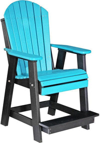 LuxCraft Recycled Plastic Adirondack Balcony Chair - Rocking Furniture