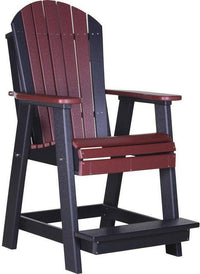 LuxCraft Recycled Plastic Adirondack Balcony Chair - Rocking Furniture